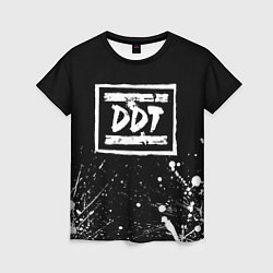 Женская футболка DDT rock group