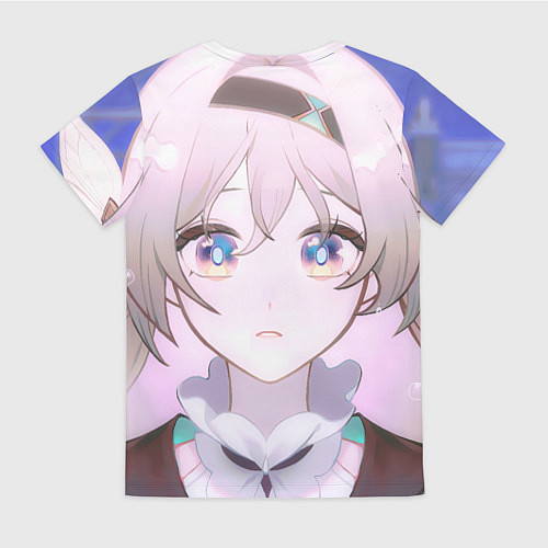 Женская футболка Honkai Star Rail Firefly smile / 3D-принт – фото 2