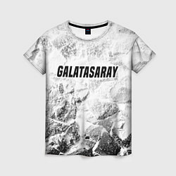 Футболка женская Galatasaray white graphite, цвет: 3D-принт