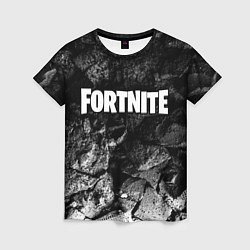 Футболка женская Fortnite black graphite, цвет: 3D-принт