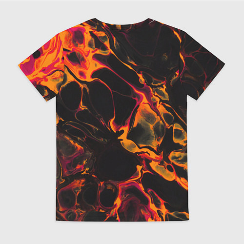 Женская футболка Aston Villa red lava / 3D-принт – фото 2