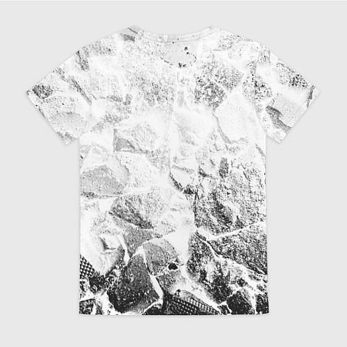 Женская футболка Stray white graphite / 3D-принт – фото 2