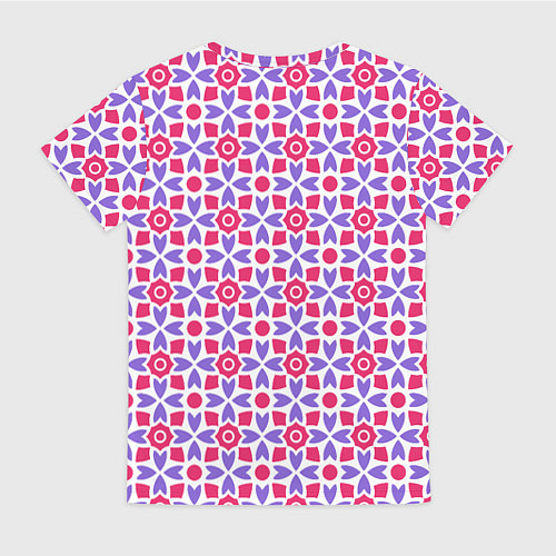 Женская футболка Потрясающий узор батик / 3D-принт – фото 2