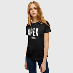 Футболка женская Apex legends logo, цвет: 3D-принт — фото 2