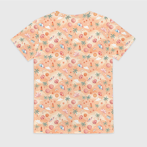 Женская футболка Жираф играет на гитаре / 3D-принт – фото 2