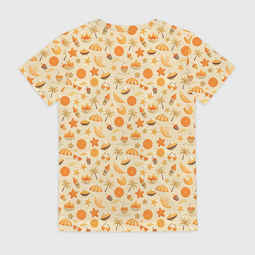 Женская футболка Свинка с гитарой жаркое лето / 3D-принт – фото 2