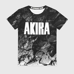 Футболка женская Akira black graphite, цвет: 3D-принт