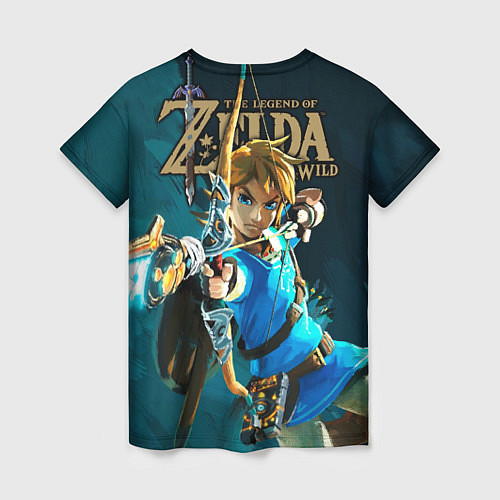 Женская футболка Zelda - Link / 3D-принт – фото 2
