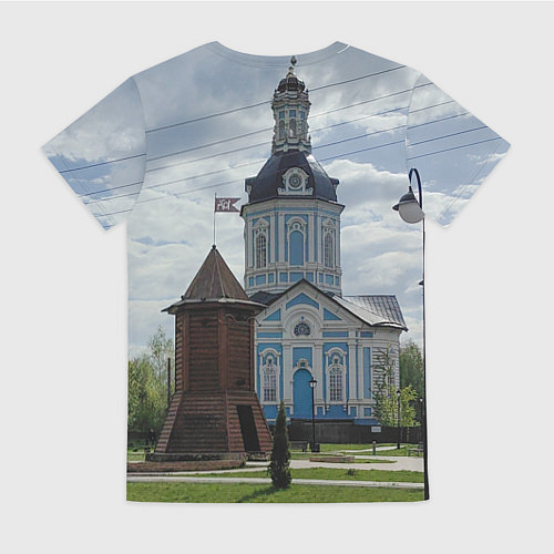 Женская футболка Торопец Сторожевая башня / 3D-принт – фото 2