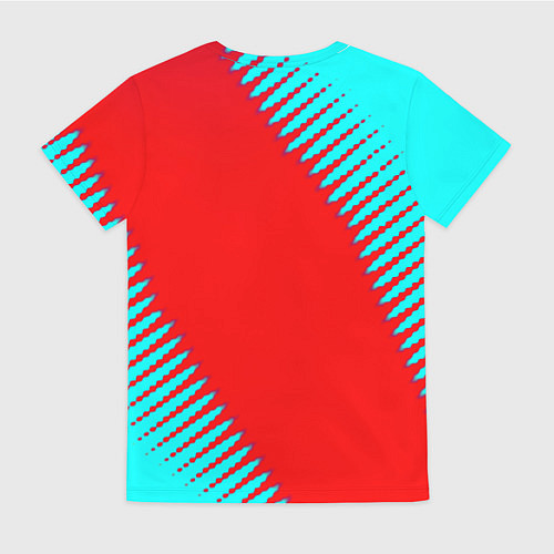 Женская футболка Kizaru abstract rap / 3D-принт – фото 2