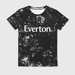 Женская футболка Everton black ice