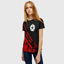 Футболка женская Jeep sport grunge, цвет: 3D-принт — фото 2