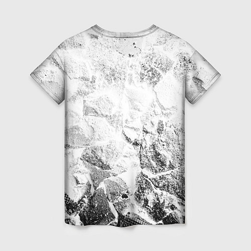 Женская футболка Lindemann white graphite / 3D-принт – фото 2
