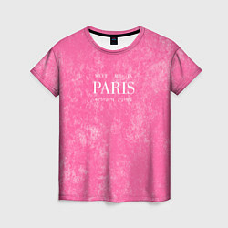 Женская футболка Pink Paris