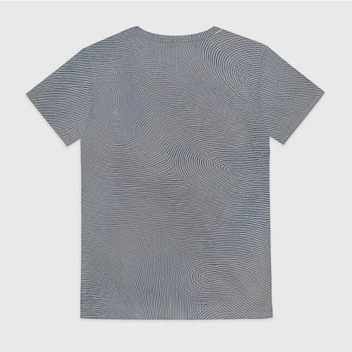 Женская футболка Отпечатки / 3D-принт – фото 2