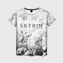 Футболка женская Skyrim white graphite, цвет: 3D-принт