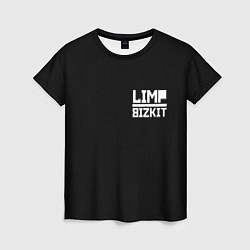 Футболка женская Lim Bizkit logo, цвет: 3D-принт