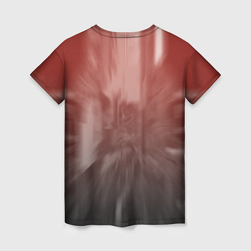 Женская футболка Гравюра девуша-андроид / 3D-принт – фото 2