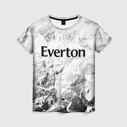 Женская футболка Everton white graphite