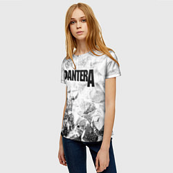 Футболка женская Pantera white graphite, цвет: 3D-принт — фото 2