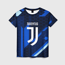 Футболка женская Juventus sport geometry steel, цвет: 3D-принт
