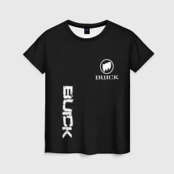 Женская футболка Buik logo white