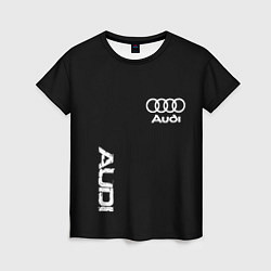 Женская футболка AUDI sport white