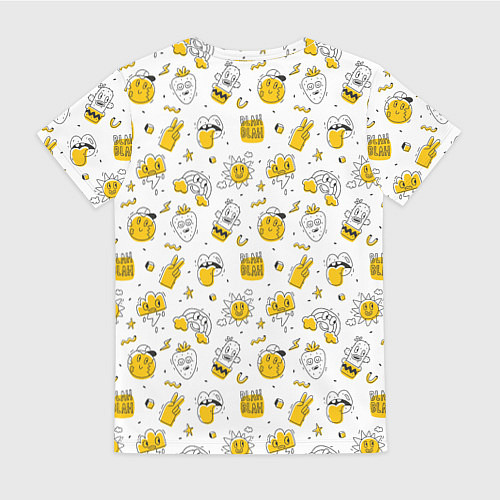 Женская футболка Хиппи бла бла / 3D-принт – фото 2