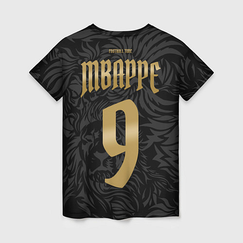Женская футболка Килиан Мбаппе номер 9 Реал Мадрид / 3D-принт – фото 2
