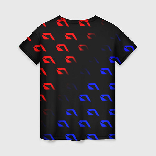 Женская футболка NFS x GTA pattern / 3D-принт – фото 2