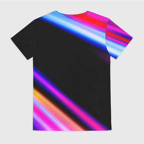 Женская футболка Rainbow Six speed game lights / 3D-принт – фото 2