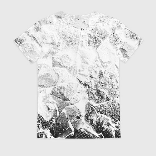 Женская футболка Nirvana white graphite / 3D-принт – фото 2