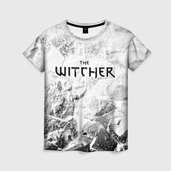 Футболка женская The Witcher white graphite, цвет: 3D-принт