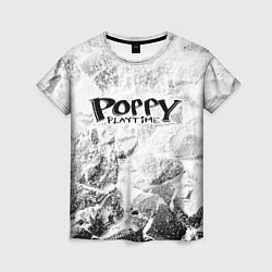 Футболка женская Poppy Playtime white graphite, цвет: 3D-принт