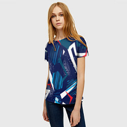 Футболка женская Абстрактный фон с пятнистым узором, цвет: 3D-принт — фото 2