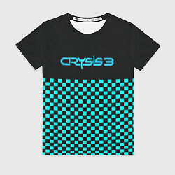 Женская футболка Crysis logo crytek