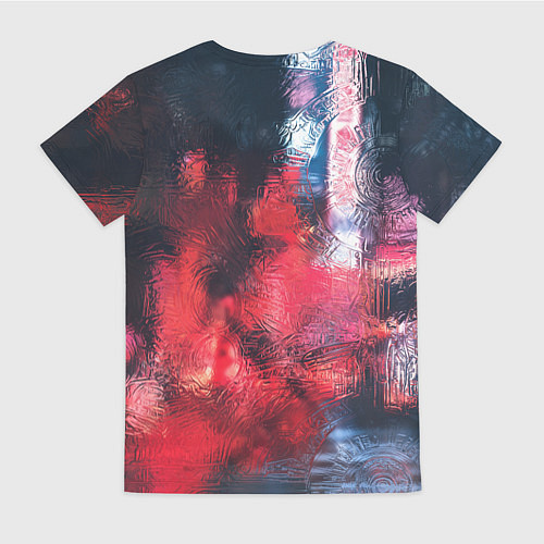Женская футболка Девушка-киборг спартиатка / 3D-принт – фото 2