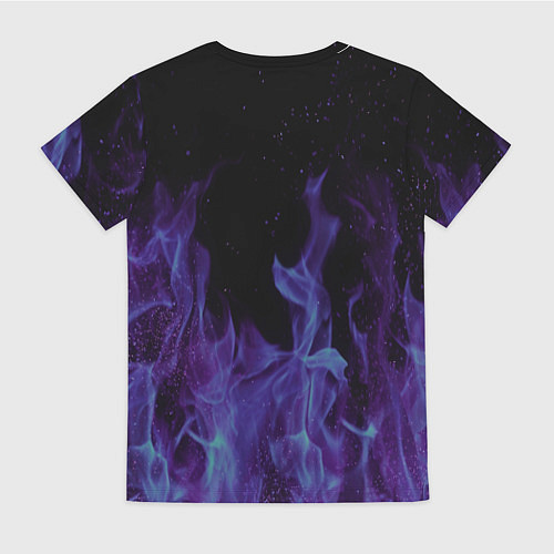 Женская футболка Assassins Creed flame / 3D-принт – фото 2