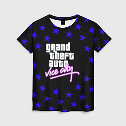 Футболка женская GTA star vice city, цвет: 3D-принт