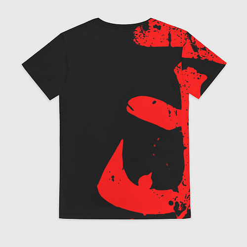 Женская футболка Shadow Warrior japan / 3D-принт – фото 2