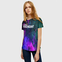 Футболка женская Texture - The First Descendant, цвет: 3D-принт — фото 2
