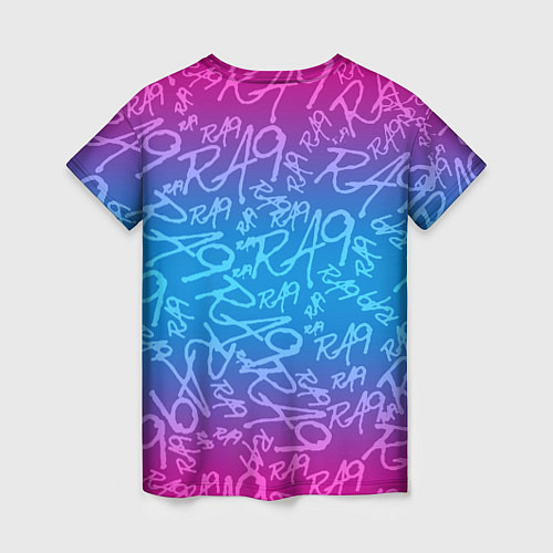 Женская футболка Rock star neon / 3D-принт – фото 2