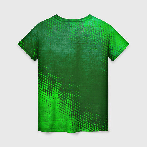 Женская футболка Changan - green gradient посередине / 3D-принт – фото 2