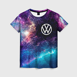 Женская футболка Volkswagen space auto