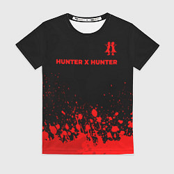 Футболка женская Hunter x Hunter - red gradient посередине, цвет: 3D-принт
