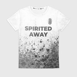 Футболка женская Spirited Away - white gradient посередине, цвет: 3D-принт
