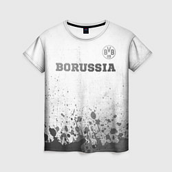 Футболка женская Borussia - white gradient посередине, цвет: 3D-принт