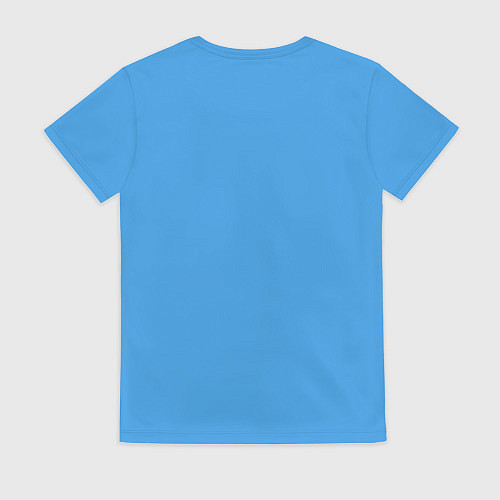 Женская футболка Эмоция печаль - синий / 3D-принт – фото 2