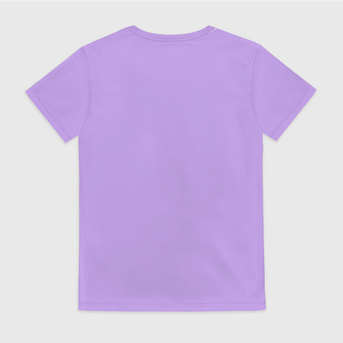 Женская футболка Эмоция страха - сиреневый / 3D-принт – фото 2