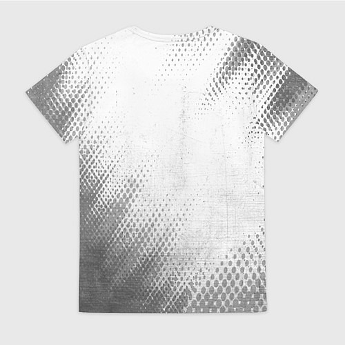 Женская футболка Fiat - white gradient вертикально / 3D-принт – фото 2